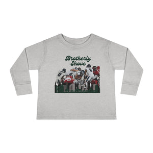 Brotherly Shove | Toddler Long Sleeve Tee