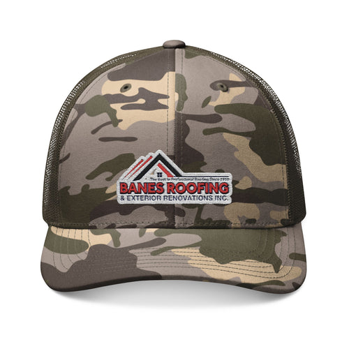 Banes | Camouflage Trucker Hat (Embroidery)