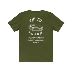 RIP TO THE OLD ME | Adult Jersey Tee