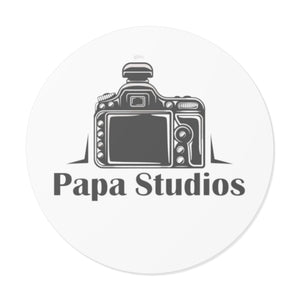 PAPA | Round Vinyl Stickers