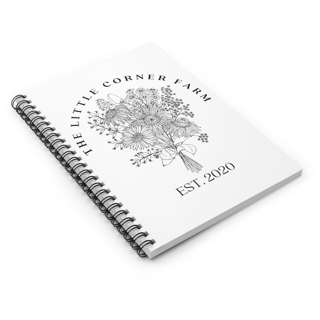 The Little Corner Farm | Spiral Notebook - Ruled Line