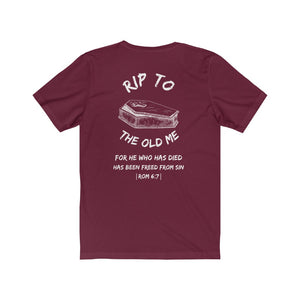 RIP TO THE OLD ME | Adult Jersey Tee