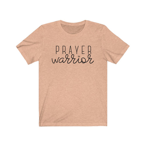 PRAYER WARRIOR Unisex Jersey Tee