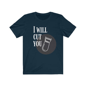 I WILL CUT BARBER Unisex Jersey Tee