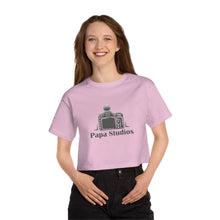 Load image into Gallery viewer, PAPA | Champion Women&#39;s Heritage Cropped T-Shirt