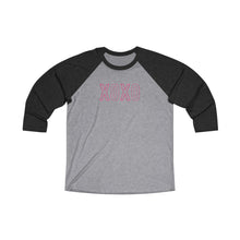 Load image into Gallery viewer, XOXO | Adult Raglan Tee