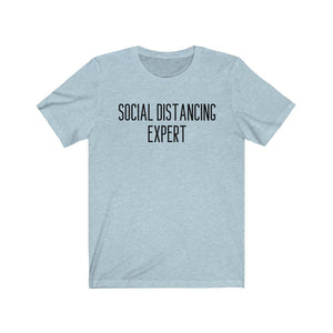 SOCIAL DISTANCE Unisex Jersey Tee