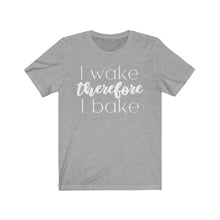 Load image into Gallery viewer, WAKE + BAKE Unisex Jersey Tee