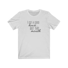 Load image into Gallery viewer, BUT THIS MOUTH Unisex Jersey Tee