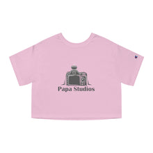 Load image into Gallery viewer, PAPA | Champion Women&#39;s Heritage Cropped T-Shirt