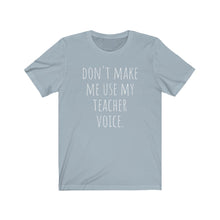 Load image into Gallery viewer, TEACHER VOICE Unisex Jersey Tee