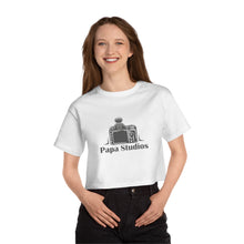 Load image into Gallery viewer, PAPA | Champion Women&#39;s Heritage Cropped T-Shirt