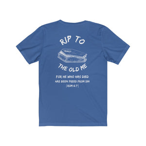 RIP TO THE OLD ME | Adult Jersey Tee