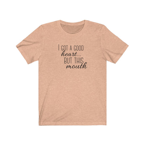 BUT THIS MOUTH Unisex Jersey Tee