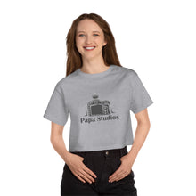 Load image into Gallery viewer, PAPA | Champion Women&#39;s Heritage Cropped T-Shirt