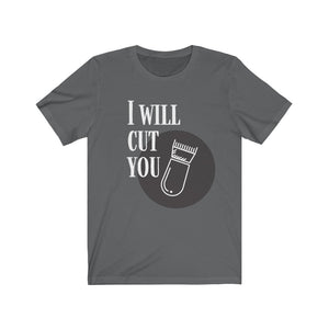 I WILL CUT BARBER Unisex Jersey Tee