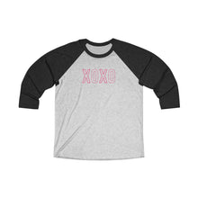 Load image into Gallery viewer, XOXO | Adult Raglan Tee