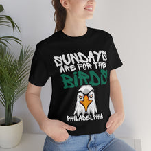 Load image into Gallery viewer, SUNDAYS FOR THE BIRDS | Unisex Jersey Short Sleeve Tee