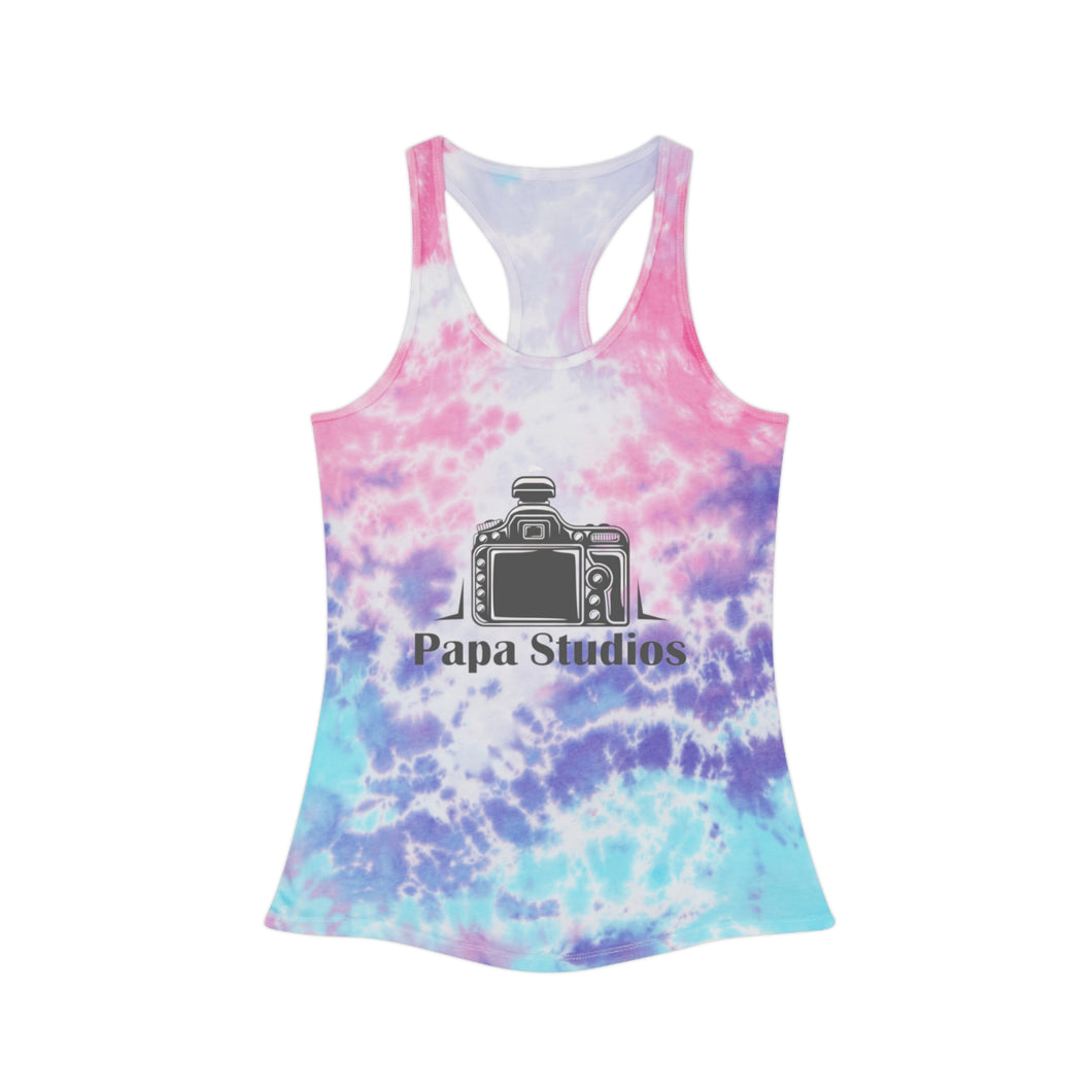 PAPA | Tie Dye Racerback Tank Top