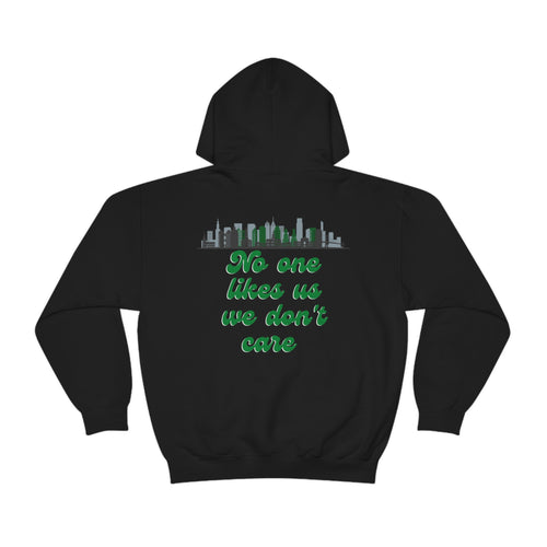 NO ONE LIKES US | Unisex Heavy Blend™ Hooded Sweatshirt